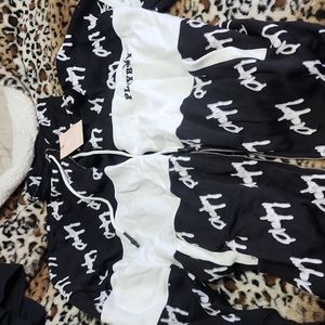 Zip up playboy sweater